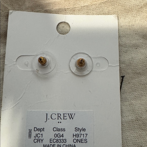 J.Crew Sparkling Silver Anchor Studs - Picture 3 of 4